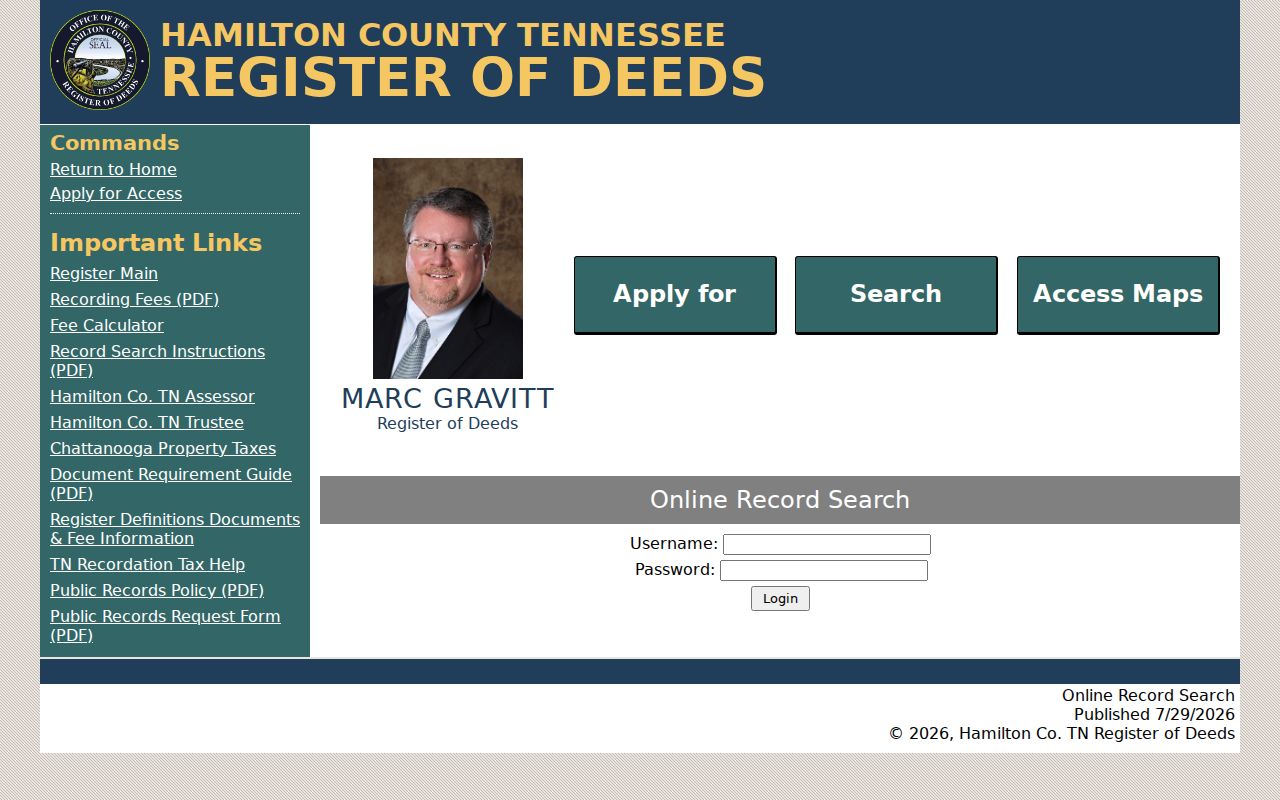 East Ridge street directory Hamilton County Register of Deeds beta login